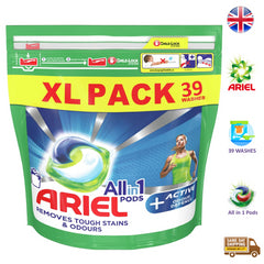 Ariel All In 1 Pods Laundry Detergent Washing Tablet Active Odour Defence 39Wash