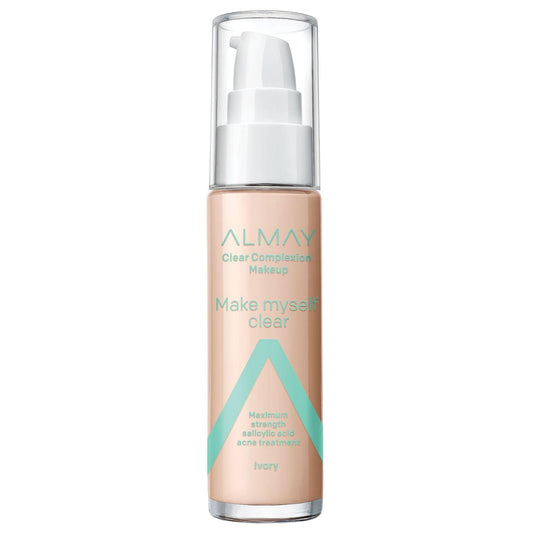 Almay Clear Complexion Makeup 100 Ivory Treatment 30ml