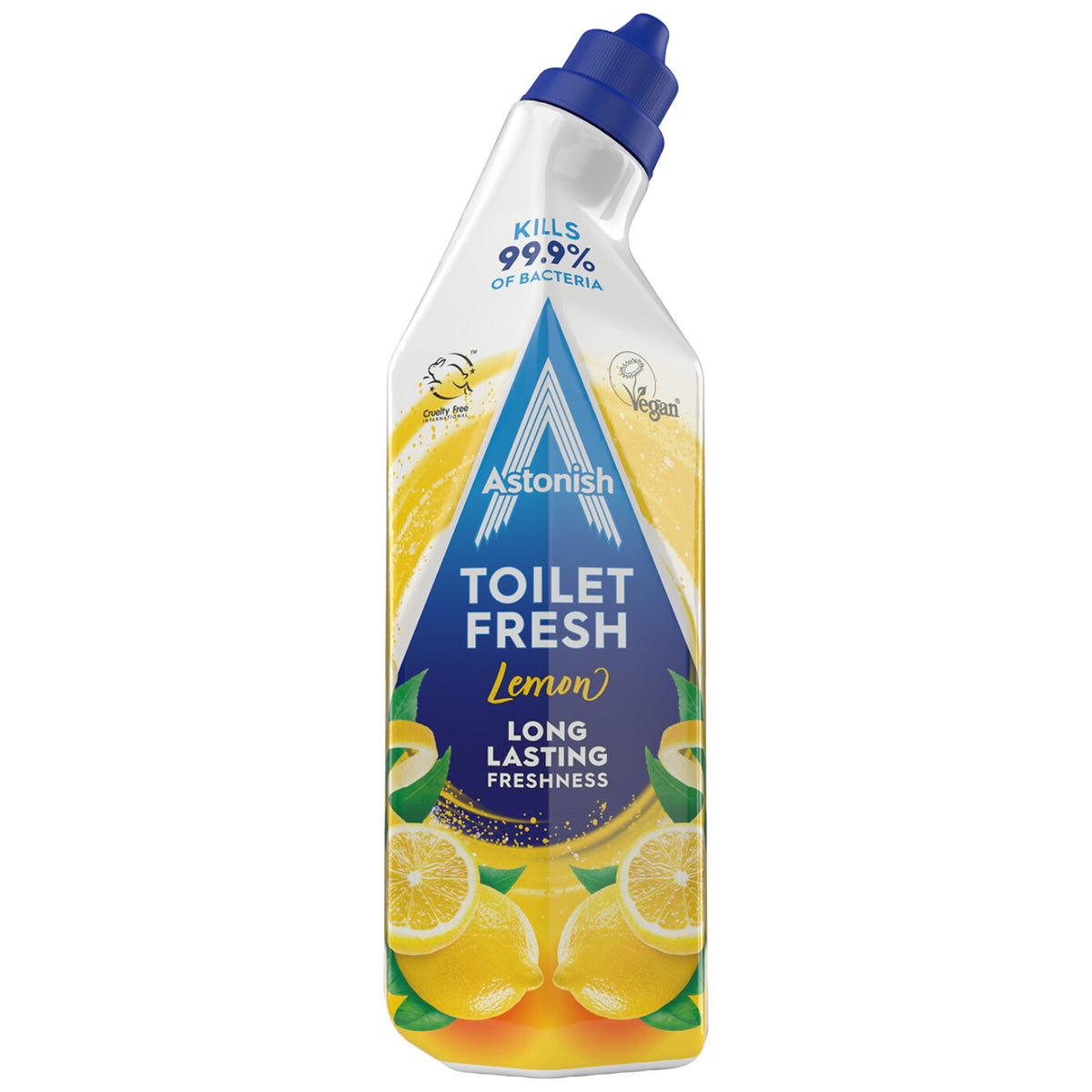 Astonish Toilet Fresh Gel Lemon Long Lasting Freshnes 750ml Kills Bacteria Clean