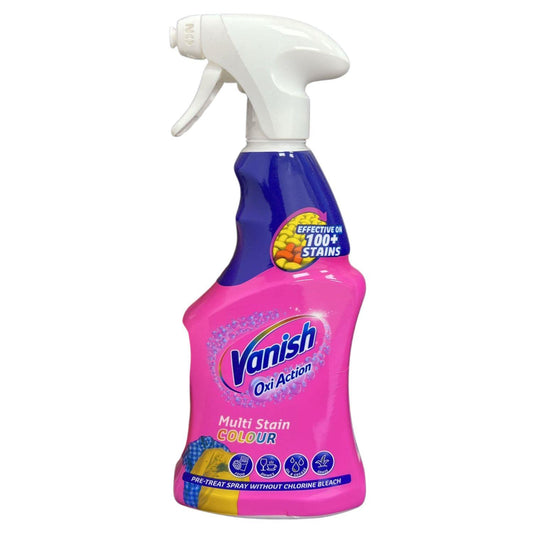Vanish Oxi Action Pre Treat Multi Stain Colour Remover Oil Grease Cleaner 500ml