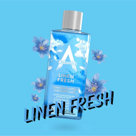 Astonish Concentrated Disinfectant Linen Fresh Multi Use Liquid Fragrance 300ml