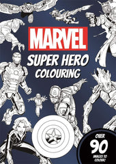 Marvel Super Hero Colouring Book Favourite Characters For Kids Children Boy Girl