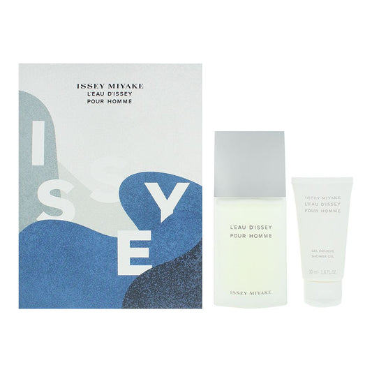 Issey Miyake L'eau D'issey Pour Homme 2 Piece Gift Set:EDT 75ml, Shower Gel 50ml