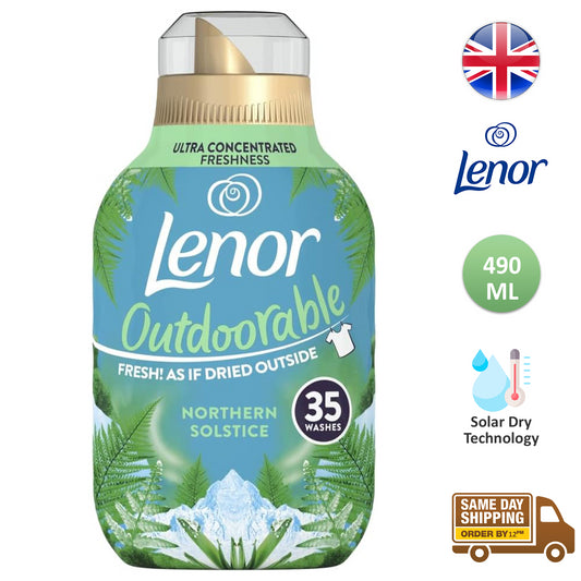 Lenor Outdoorable Fabric Conditioner Liquid 35 Washes Northern Solstice 490ml
