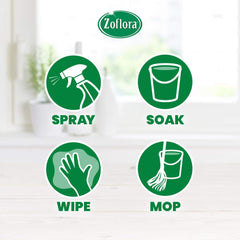 Zoflora Multipurpose Disinfectant Cleaner Spray Cut Grease Lemon Zing 800ml