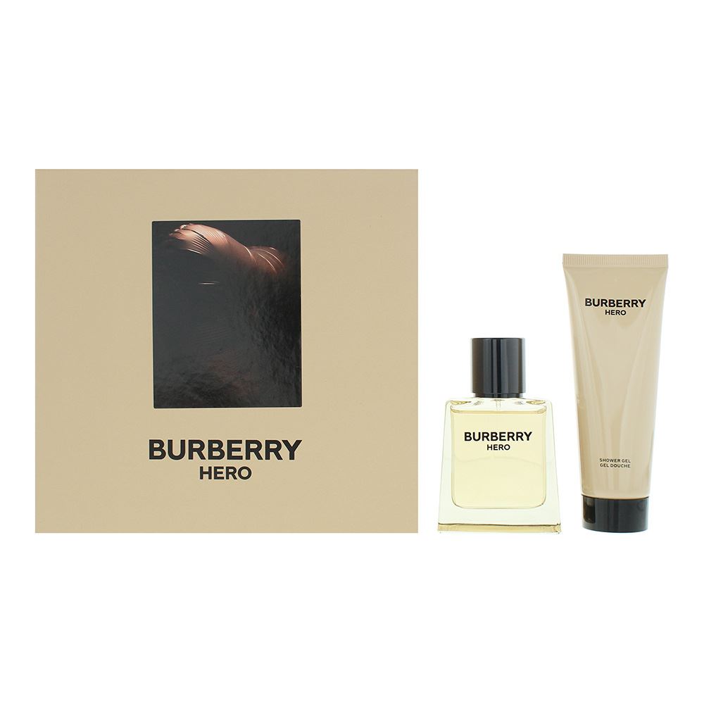 Burberry Hero For Men 2 Piece Gift Set: Eau de Toilette 50ml - Shower Gel 75ml