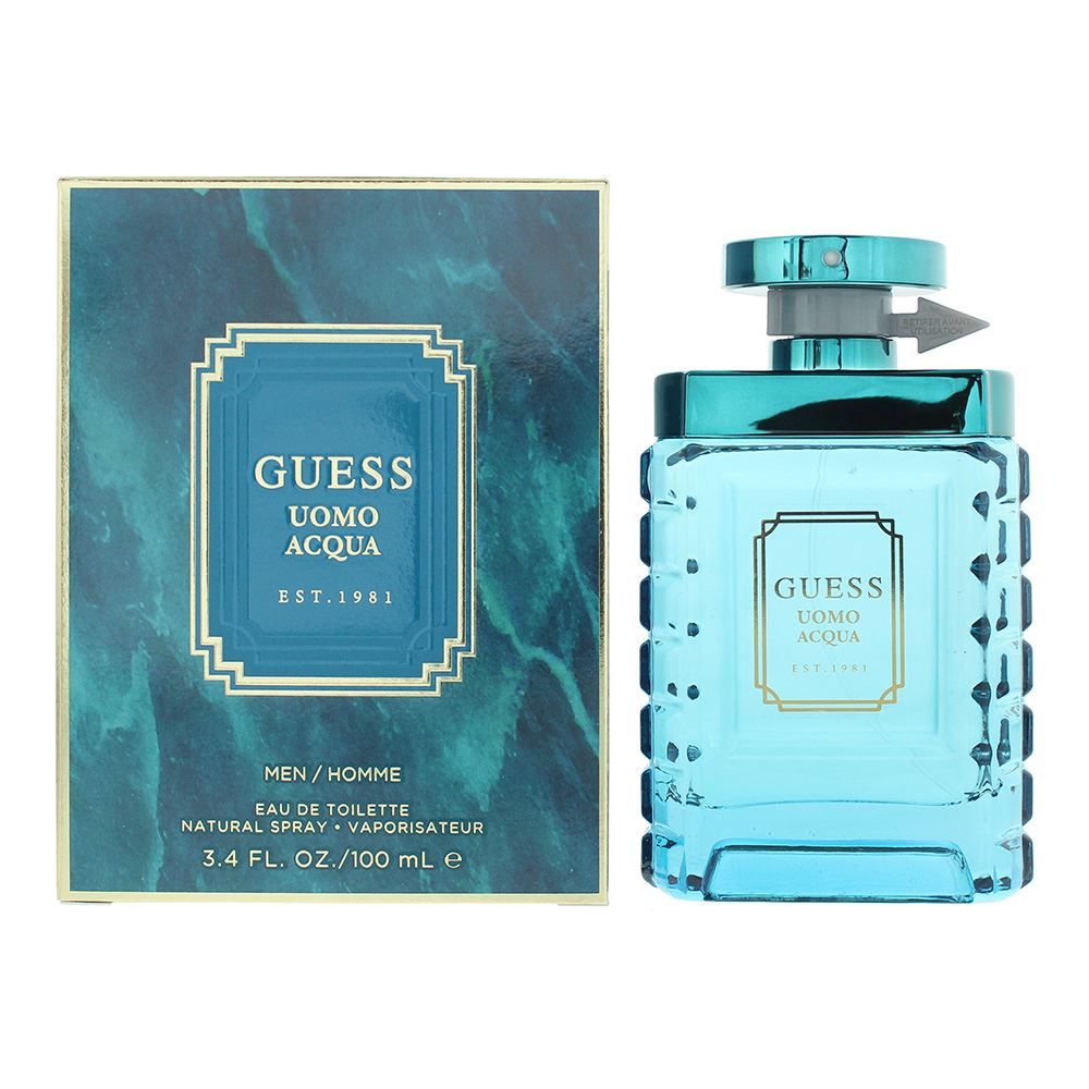 Guess Uomo Acqua Eau de Toilette 100ml Mens Fragrance Spray