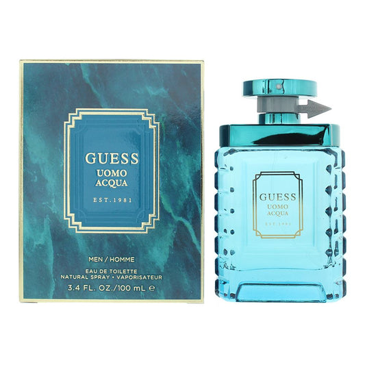 Guess Uomo Acqua Eau de Toilette 100ml Mens Fragrance Spray