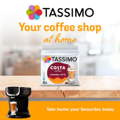 Tassimo Costa Coffee Caramel Latte Drink (6Pcs) 203.4g