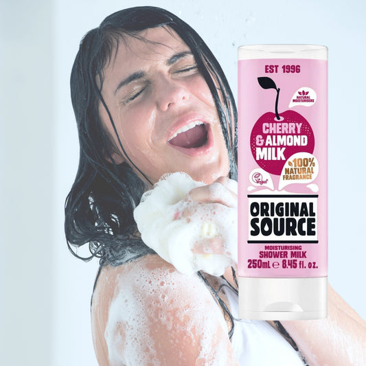 Original Source Body Shower Gel Cherry & Almond Milk Fresh Natural Scent 250ml