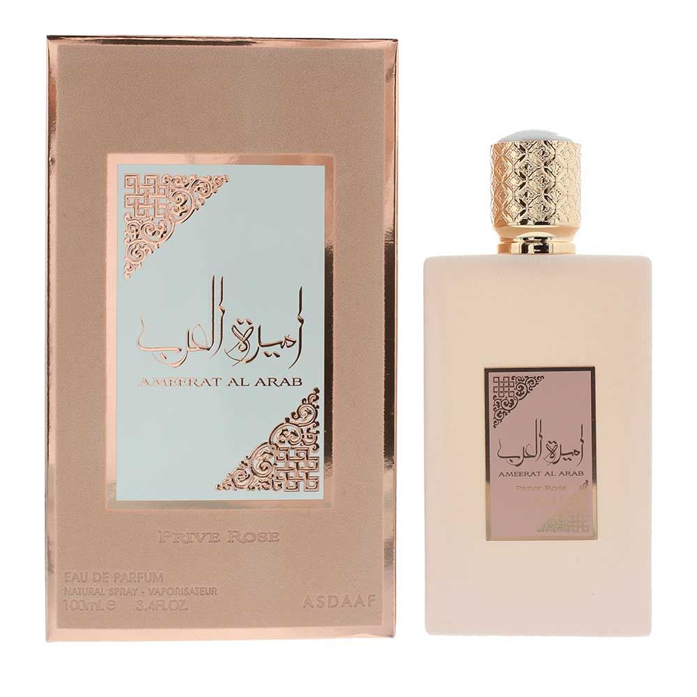 Asdaaf Ameerat Al Arab Prive Rose Eau de Parfum 100ml Womens Fragrance Spray