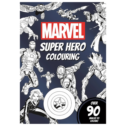 Marvel Super Hero Colouring Book Favourite Characters For Kids Children Boy Girl