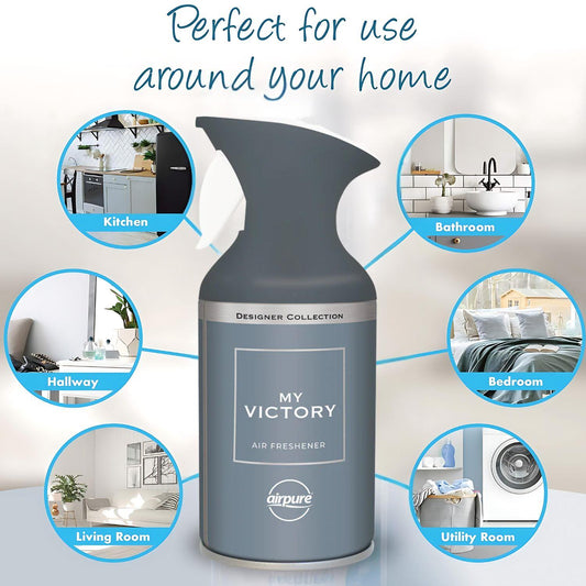 Airpure Air Freshener My Victory Instant Freshness Every LongLasting Spray 250ml