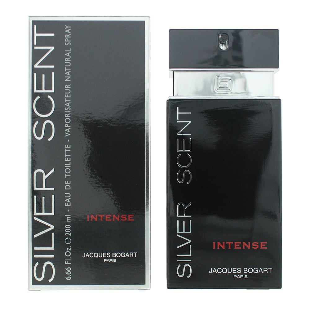 Jacques Bogart Silver Scent Intense Eau de Toilette 200ml Mens Fragrance Spray