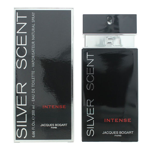 Jacques Bogart Silver Scent Intense Eau de Toilette 200ml Mens Fragrance Spray