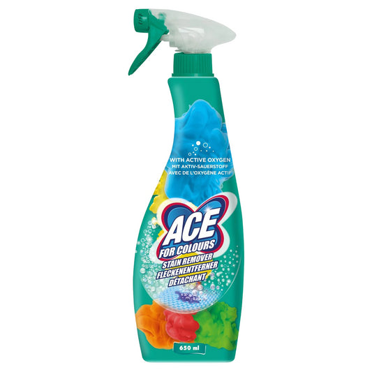 Ace For Colours Fabric Stain Remover Spray Active Oxygen 650ml
