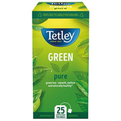 Tetley Tea Green Tea Bags Pure Green Individually Wrapped Sachets