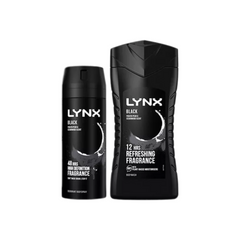 Lynx Black The Sidekick Body Wash & Spray Duo Gift Set For Him