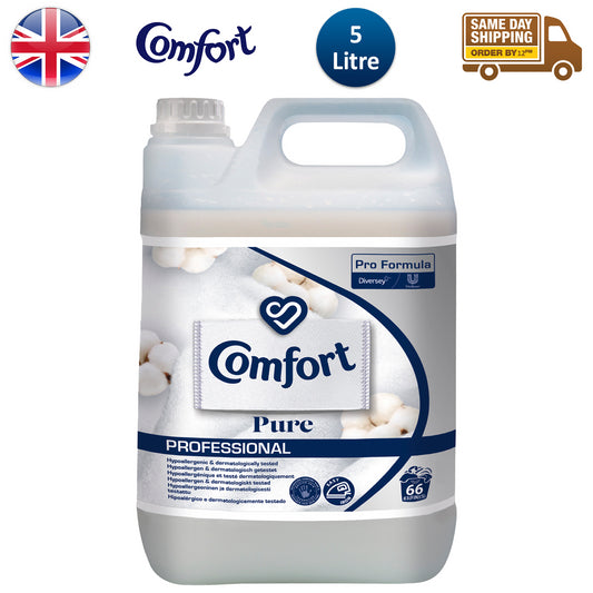 Comfort Professional Cloths Fabric Softener Easy Iron Pure 66 Washes 5L