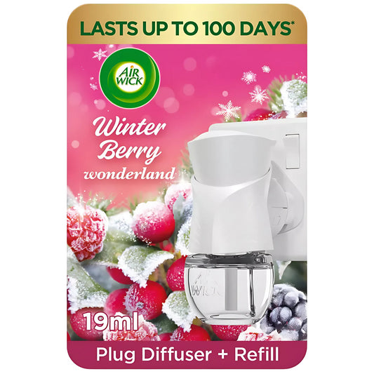 Air Wick Plug in Diffuser Winter Berry Wonderland Home Air Freshener Fragrance