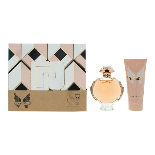 Paco Rabanne Olympea 2 Piece Gift Set: Eau de Parfum 80ml - Body Lotion 100ml