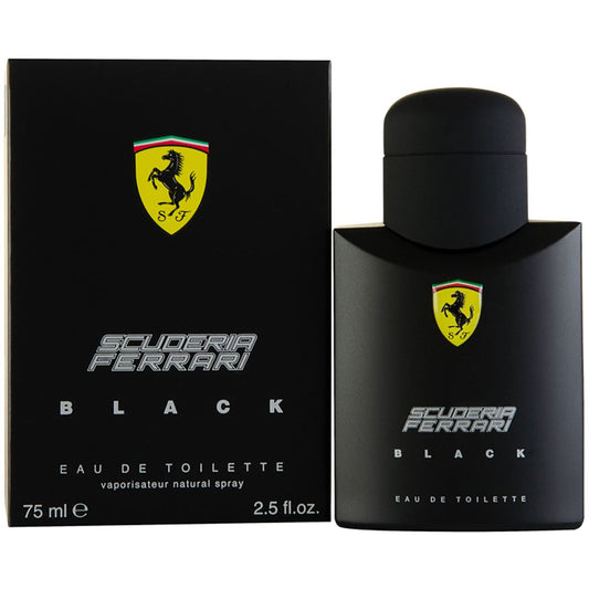 Scuderia Ferrari Black Eau de Toilette 75ml Mens Fragrance Spray