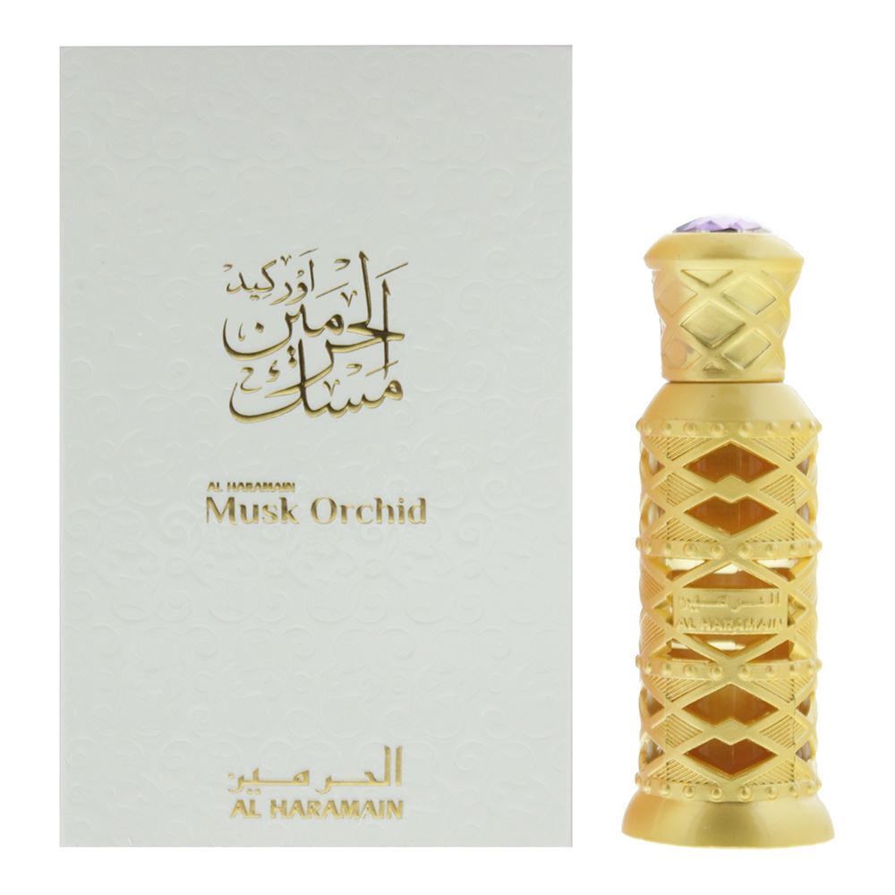 Al Haramain Musk Orchid Perfume Oil 12ml Unisex Fragrance Spray