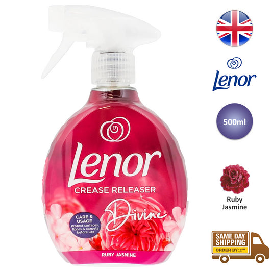 Lenor Fabric Cloth Remove Crease Releaser Spray Ruby Jasmine Fragrance 500ml