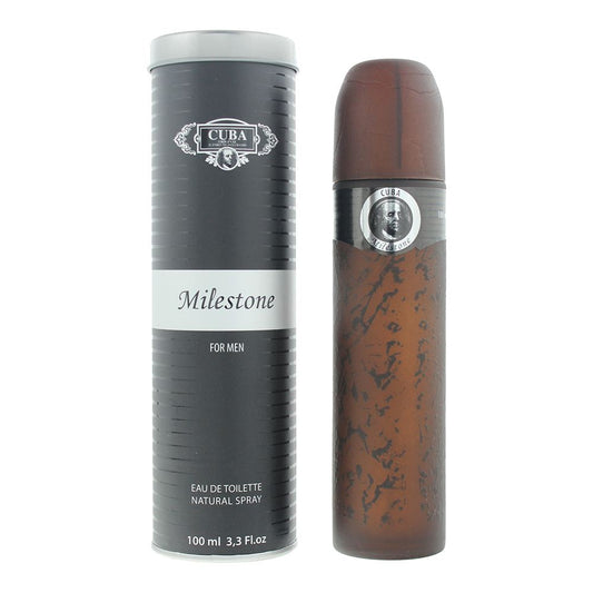 Cuba Milestone For Men Eau de Toilette 100ml Mens Fragrance Spray