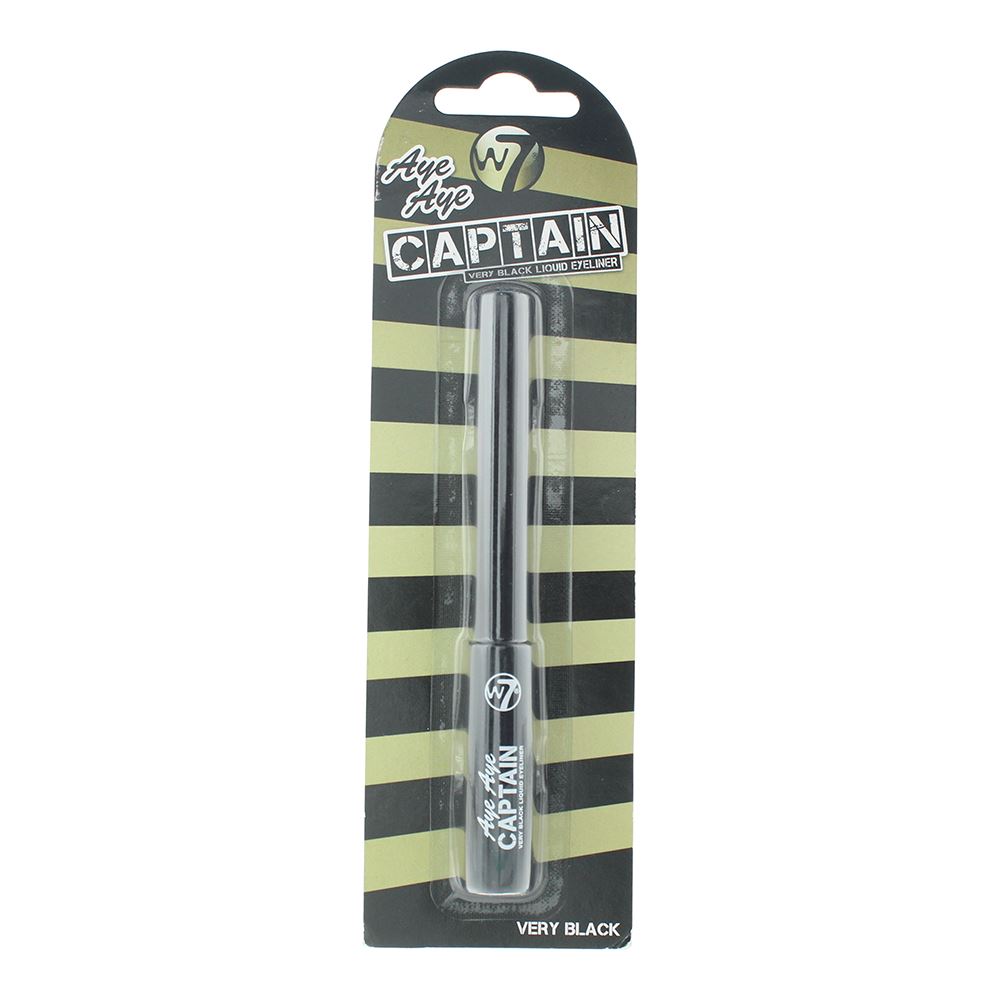 W7 Aye Aye Captain Very Black Liquid Eyeliner 5ml