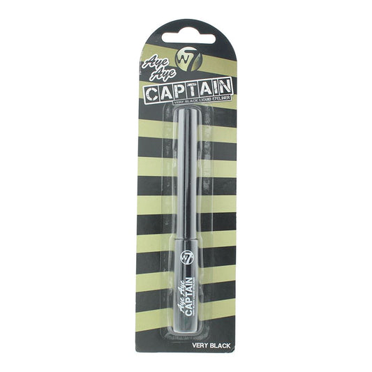 W7 Aye Aye Captain Very Black Liquid Eyeliner 5ml
