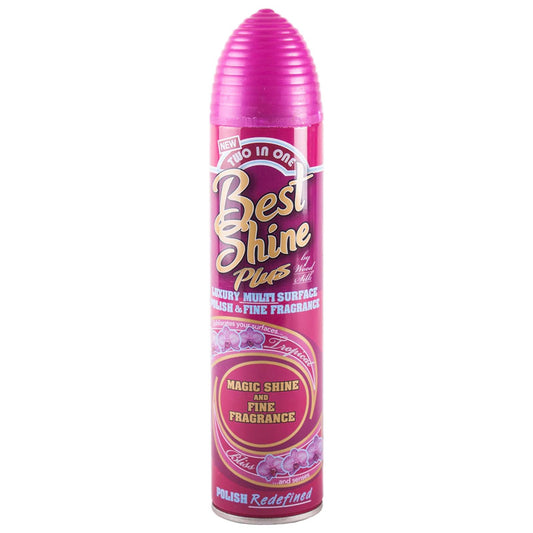 Aristowax 2In1 Best Shine Plus Polish Fragrance Pink Lid Tropical Bliss 300ml