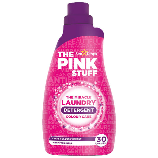 The Pink Stuff Miracle Laundry Liquid Detergent Stain Remover 30 Washes 960ml