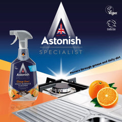 Astonish Specialist Multi Purpose Kitchen Cleaner Spray Orange Grove 750ml