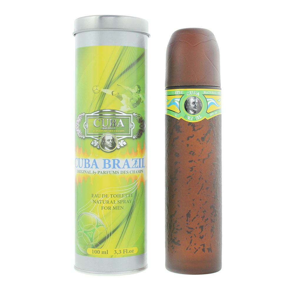 Cuba Brazil For Men Eau de Toilette 100ml Mens Fragrance Spray