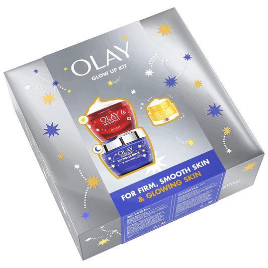 Olay Glow Up Kit 3Pk For Firm Smooth Glowing Skin Day Night Cream