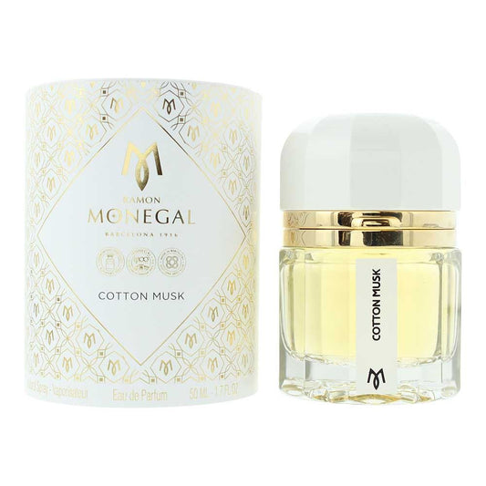 Ramon Monegal Cotton Musk Eau De Parfum 50ml Womens Fragrance Spray