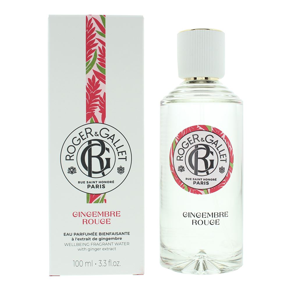 Roger & Gallet Gingembre Rouge Wellbeing Fragrant Water 100ml Spray Unisex