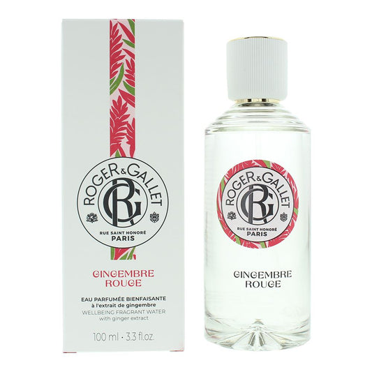 Roger & Gallet Gingembre Rouge Wellbeing Fragrant Water 100ml Spray Unisex