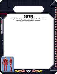 Marvel Avengers Iron Man Clean Wipe Activities Book For Kids Draw Write Repeat