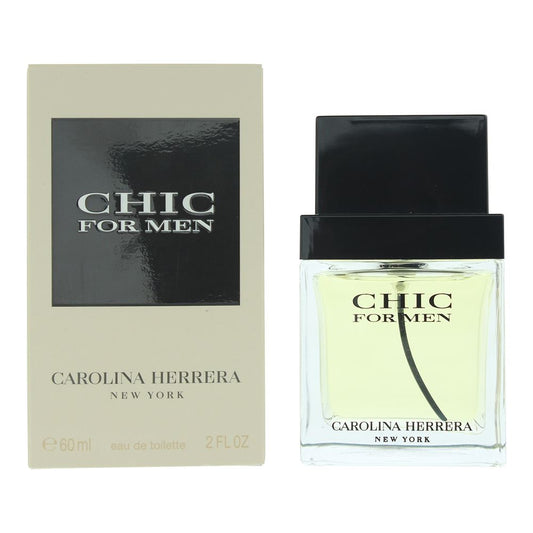 Carolina Herrera Chic For Men Eau de Toilette 60ml Mens Fragrance Spray