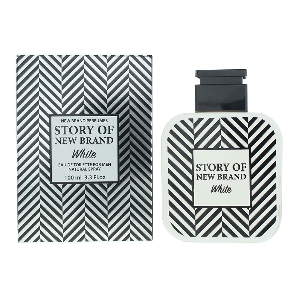 New Brand Story Of New Brand White For Men Eau de Toilette 100ml Mens Spray
