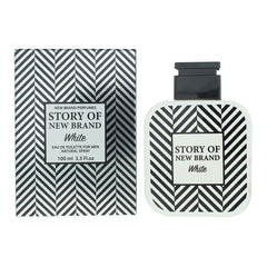 New Brand Story Of New Brand White For Men Eau de Toilette 100ml Mens Spray