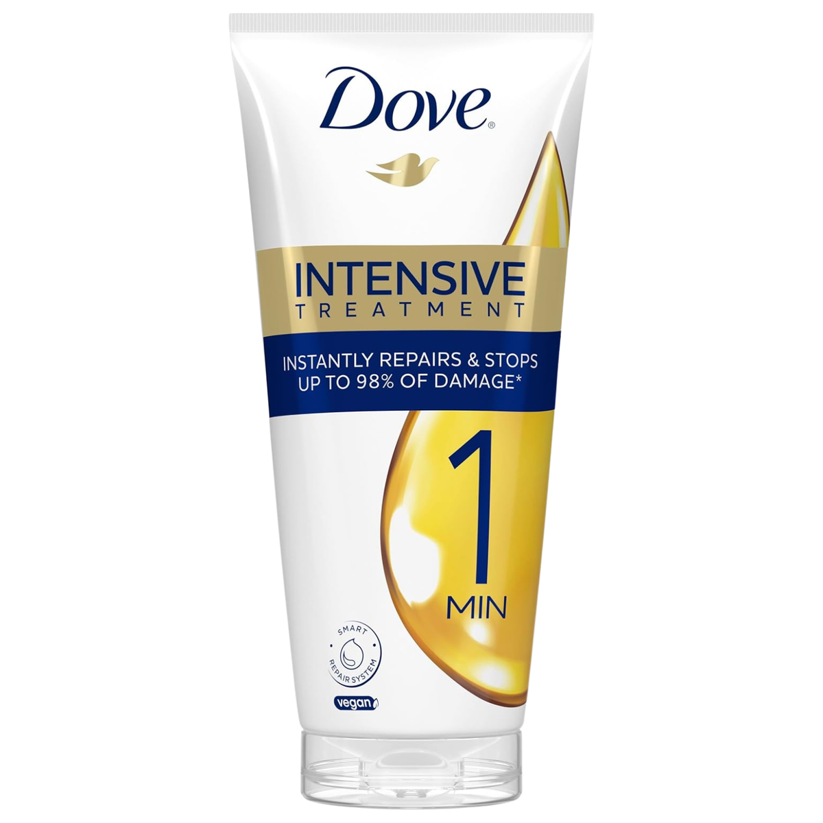 Dove 1 Minute Intensive Treatment Conditioner Instantly Repairs and Stops Up to 98% of Damage 170ml