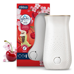 Glade Sense & Spray Room Fragrance with Motion Sensor Holder & 1 Refill Floral Cherries 18ml - Limited Edition
