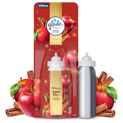 Glade Sense & Spray Warm Apple Pie Air Freshener Refill 18ml - Limited Edition - For Home Office Hotel
