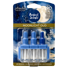 Perfect Scents Moonlight Oud 3 Scent Refills – Arabic Collection Air Freshener