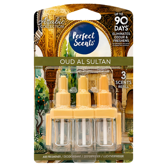 Perfect Scents Oud Al Sultan 3 x 20ml Air Freshener Refills
