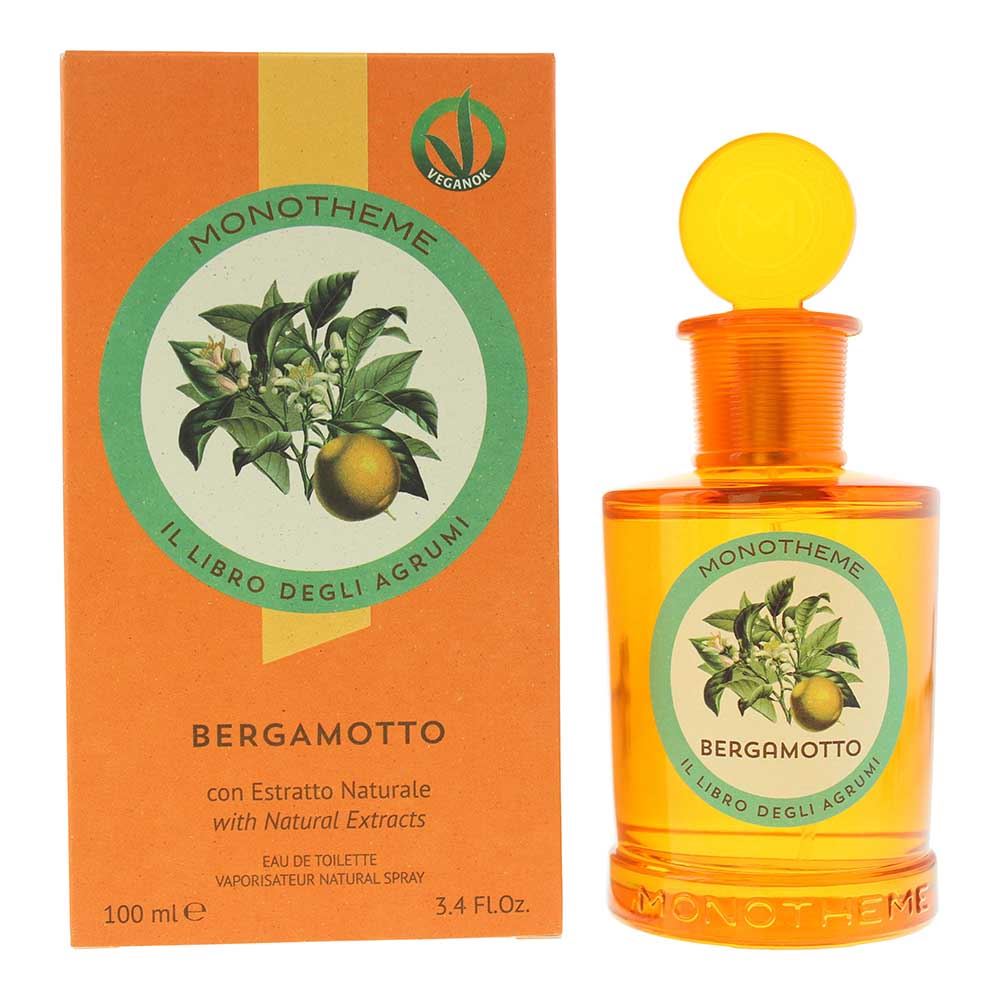 Monotheme Bergamotto Eau de Toilette 100ml Unisex Fragrance Spray