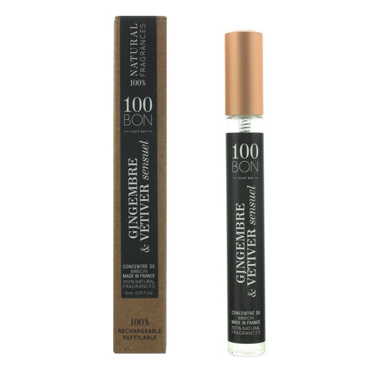 100 Bon Gingembre & Vetiver Sensual Concentre Refillable EDP 10ml Spray